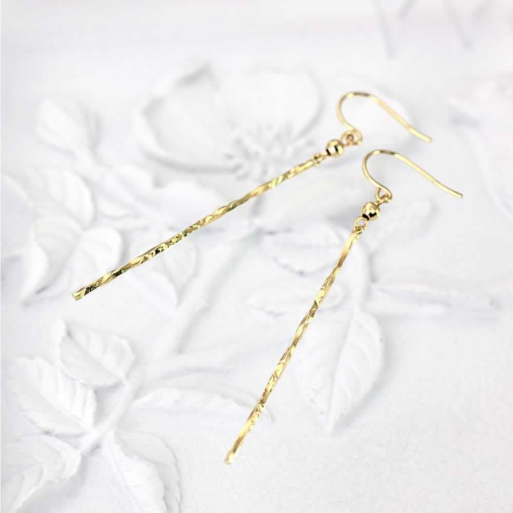 K18YG ロングフックピアス_02