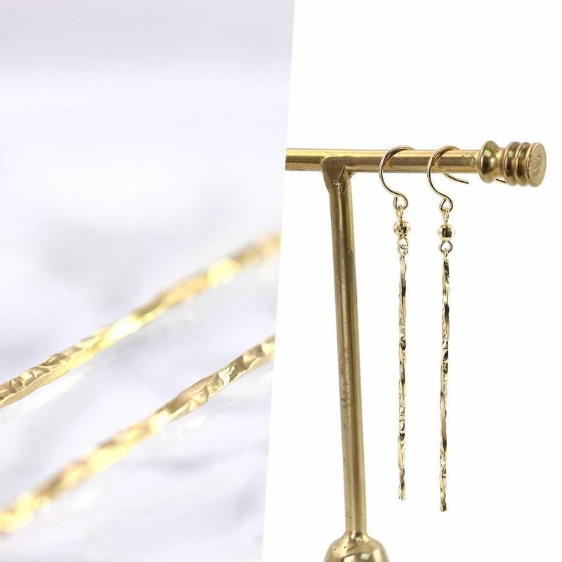 K18YG ロングフックピアス_03