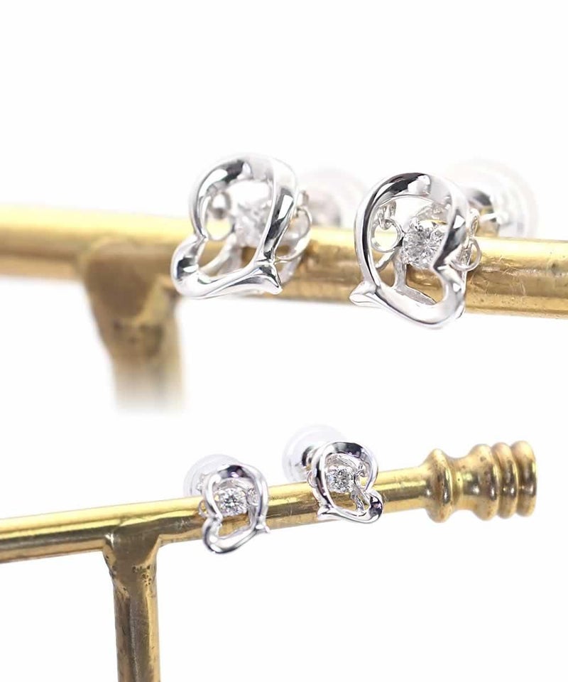 K18WG ダンシングストーン ダイヤモンド ハートピアス_03