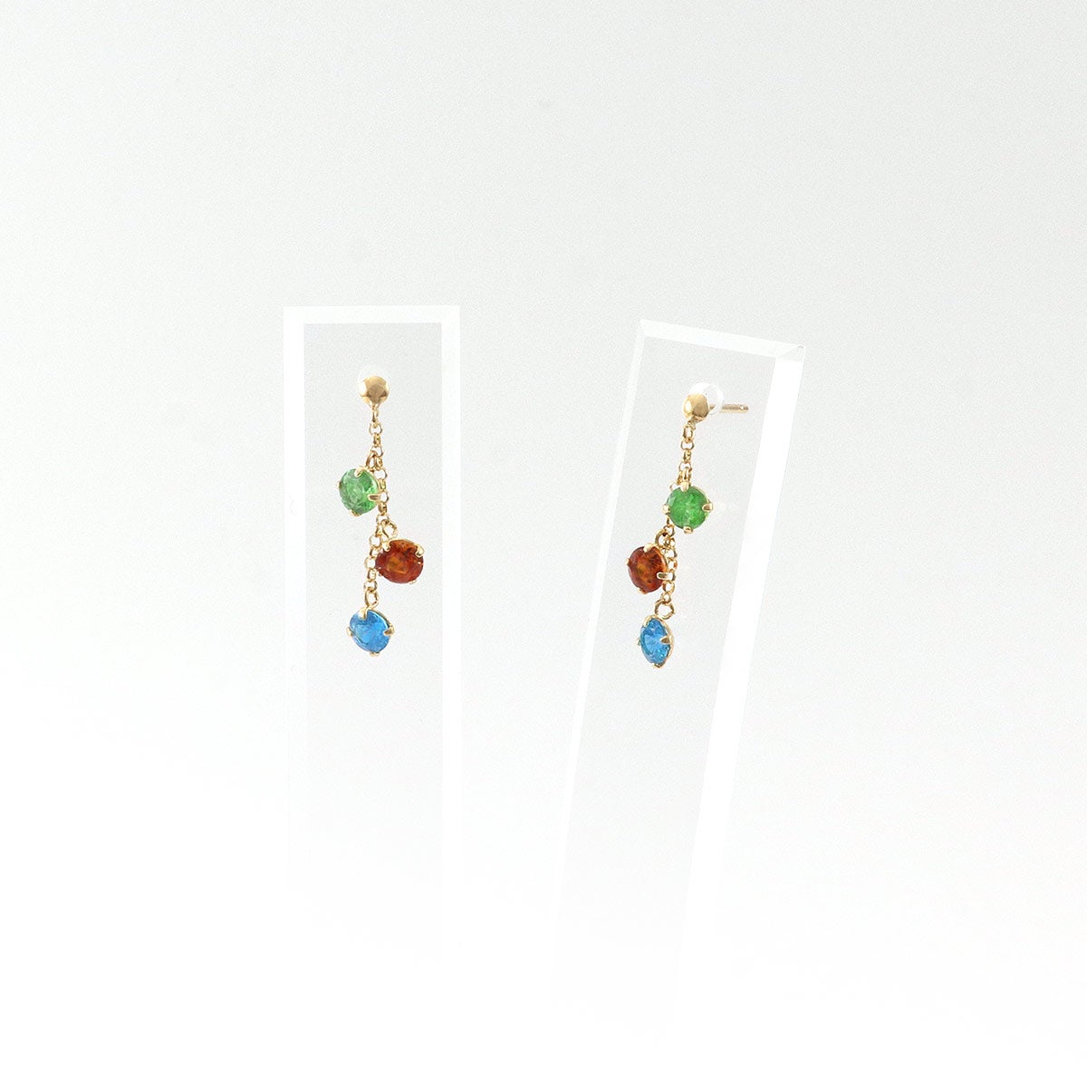 K18YG ツァボライト＆マデイラシトリン＆ネオンブルーアパタイト ピアス_03