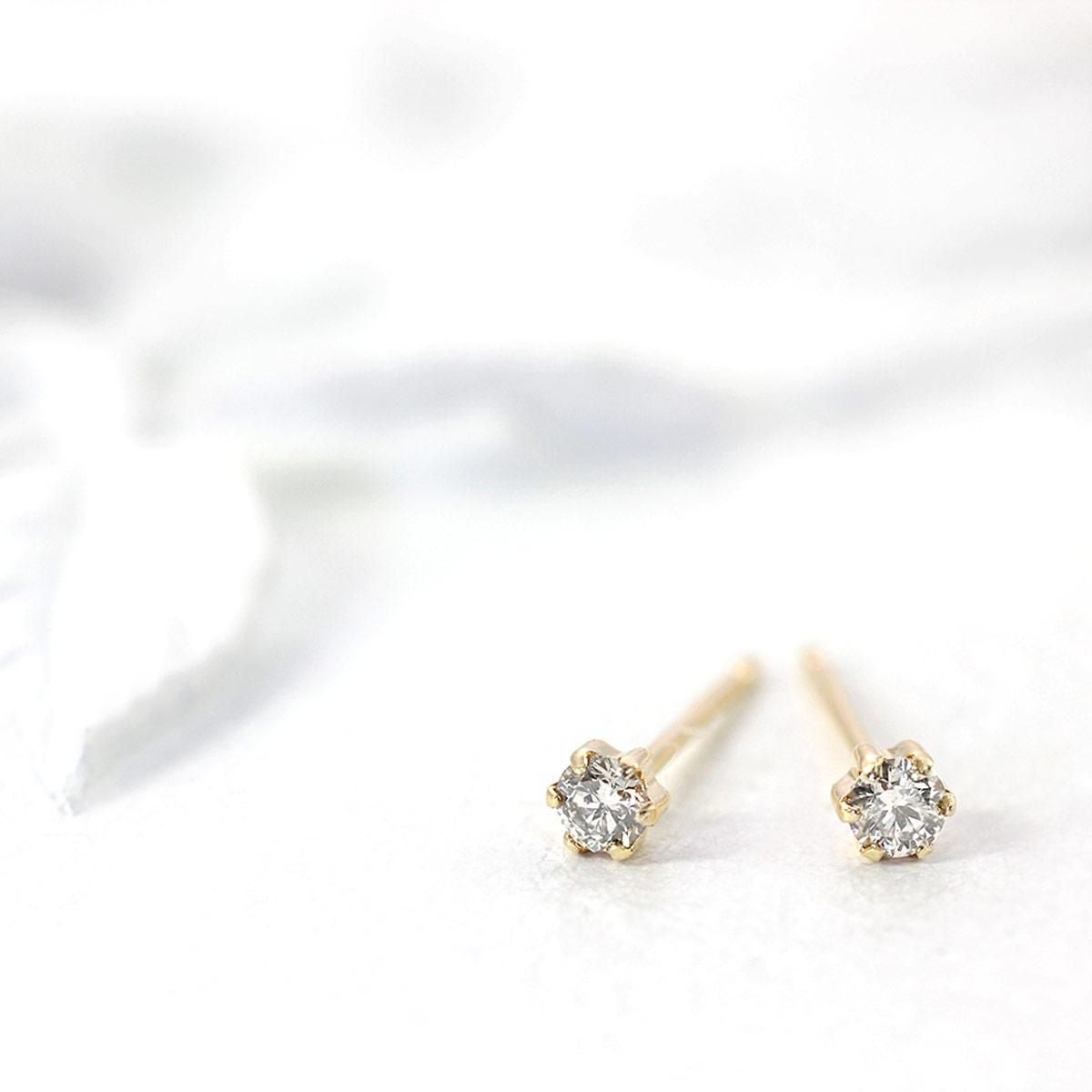 K18YG ダイヤモンド ピアス_02