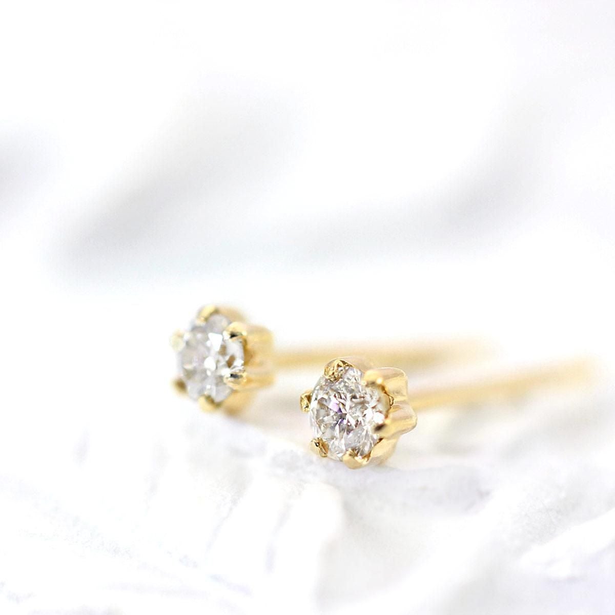 K18YG ダイヤモンド ピアス_03