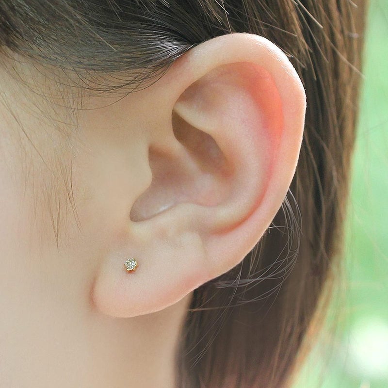K18YG ダイヤモンド ピアス_04