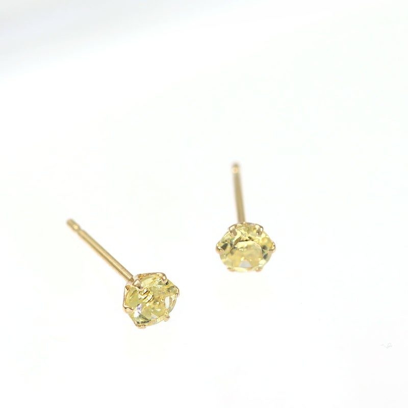K18YG イエローベリル ピアス_02