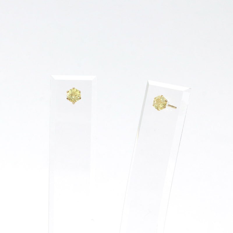 K18YG イエローベリル ピアス_09
