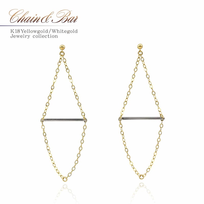 K18YG＆K18WG ロングピアス_01