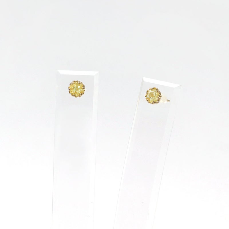 K18YG イエローベリル ピアス_09
