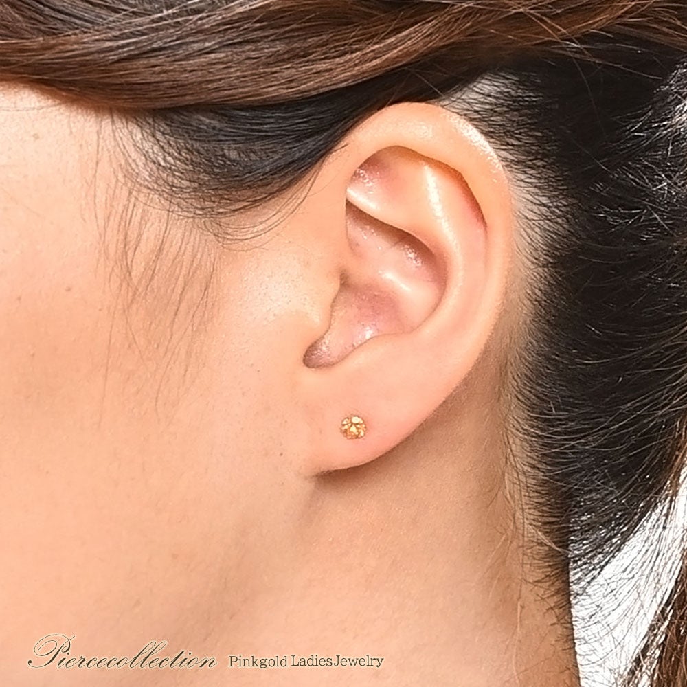 K18PG スぺサタイトガーネット ピアス_05