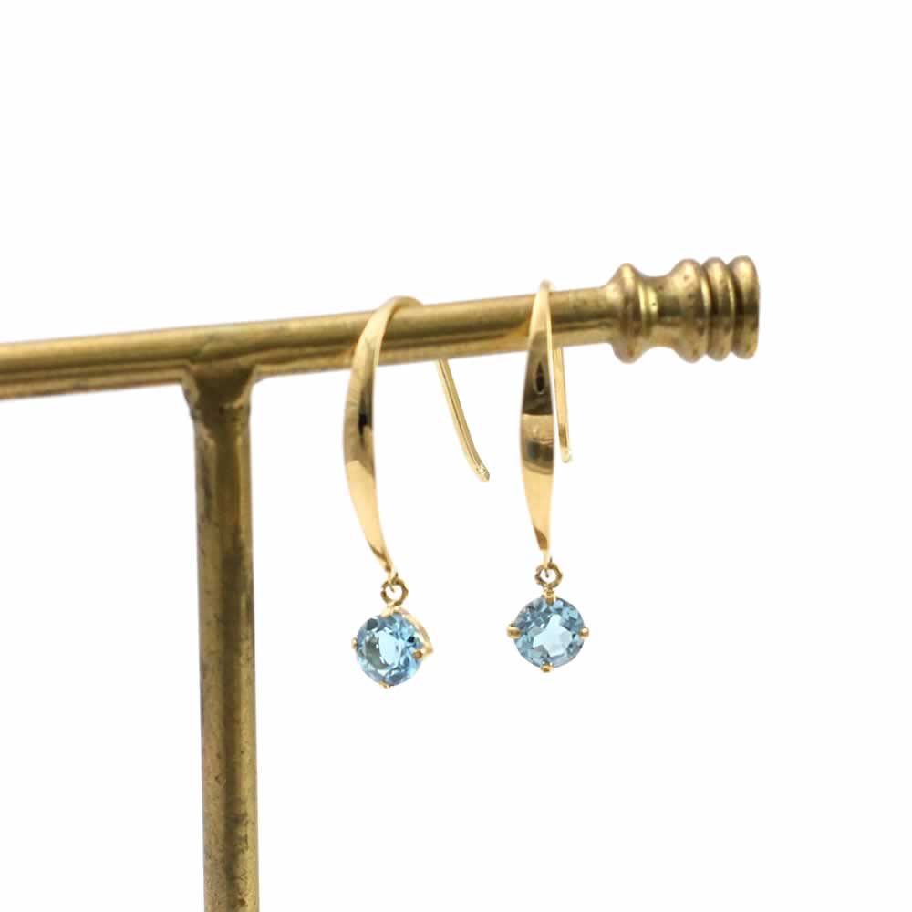 K18YG ブルートパーズ ピアス 11月の誕生石_04