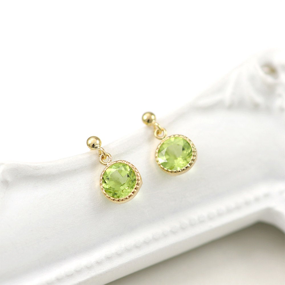 K18YG ラウンドカット ピアス_02