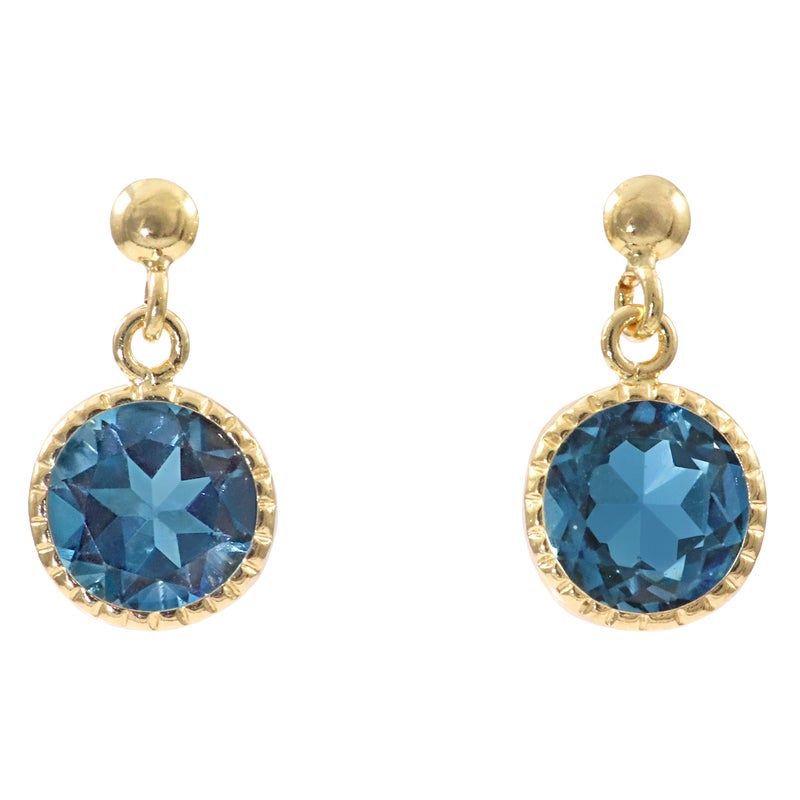 K18YG ラウンドカット ピアス_23