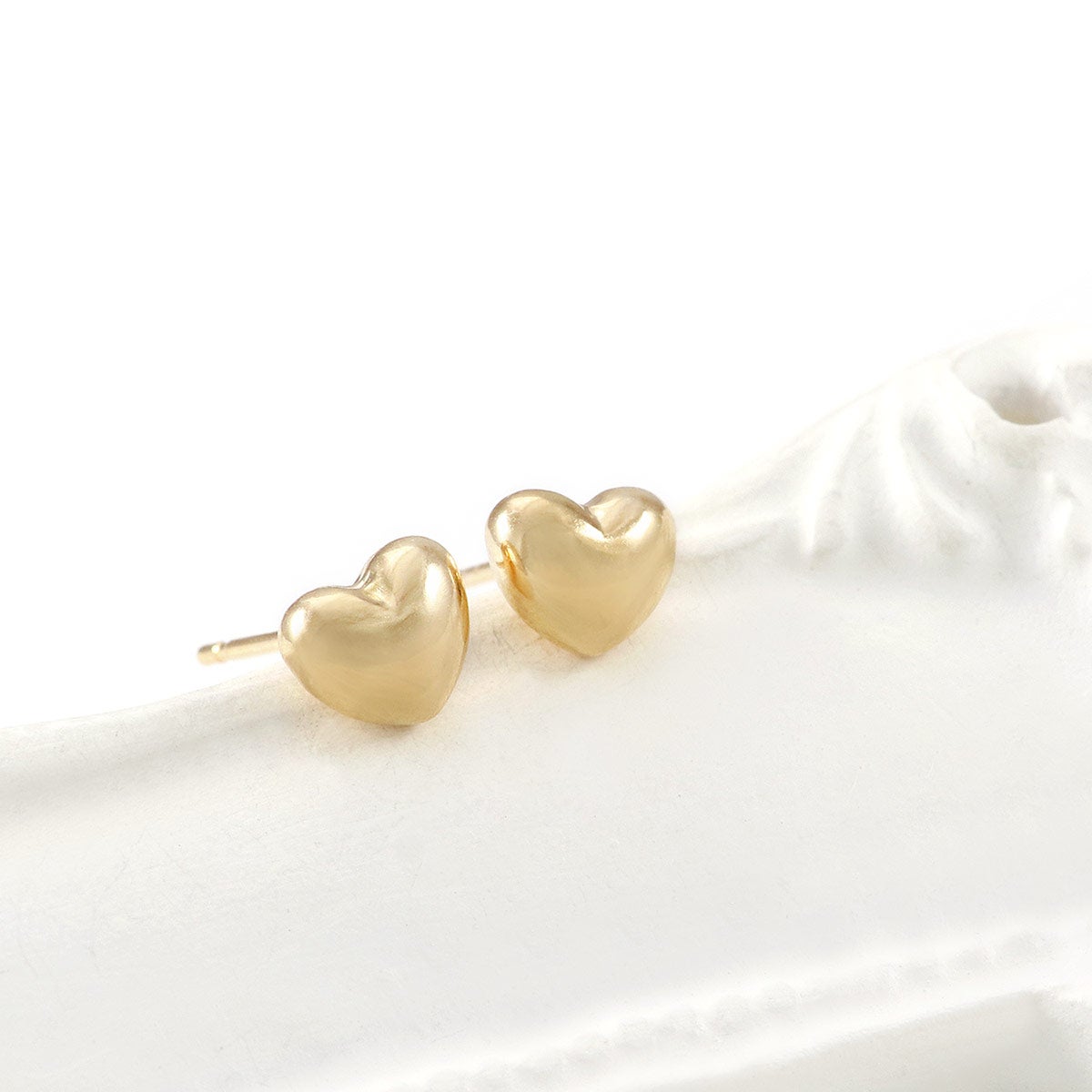 K18YG ハート ピアス_02
