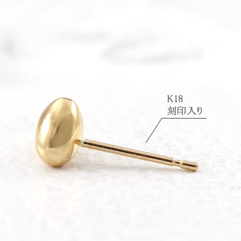 K18YG ハート ピアス_05