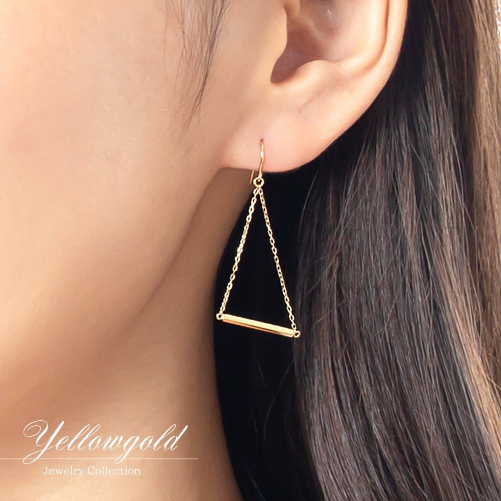 K18YG メタルバー フックピアス_04