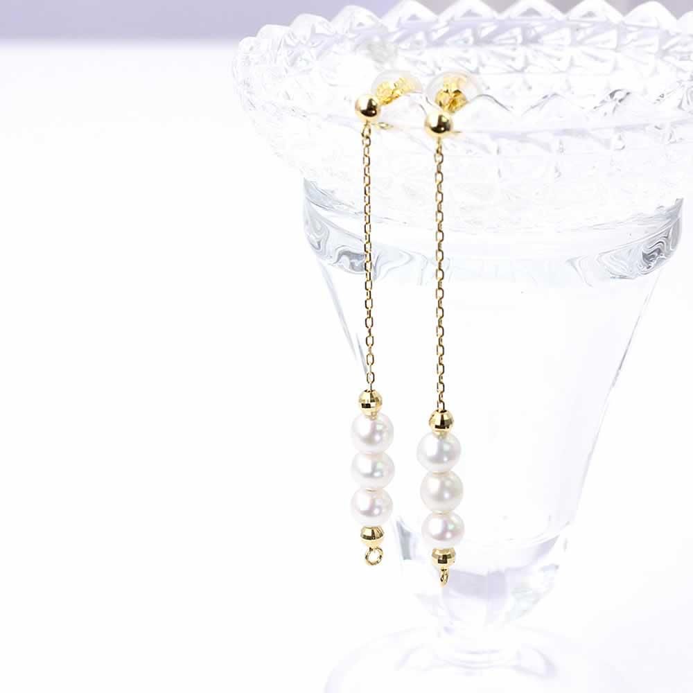 K18YG アコヤ真珠 2wayピアス_02