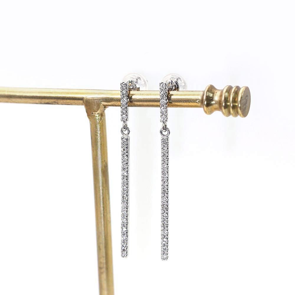 K18WG ダイヤモンド ロングピアス_02