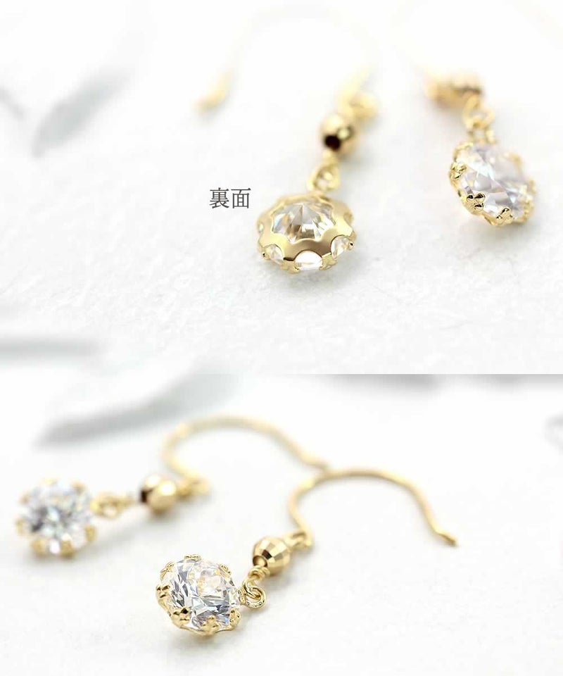 K18YG スーパーキュービックジルコニア ピアス_03