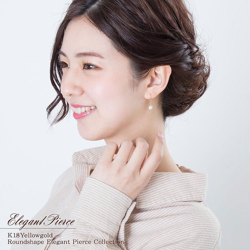 K18YG スーパーキュービックジルコニア ピアス_04