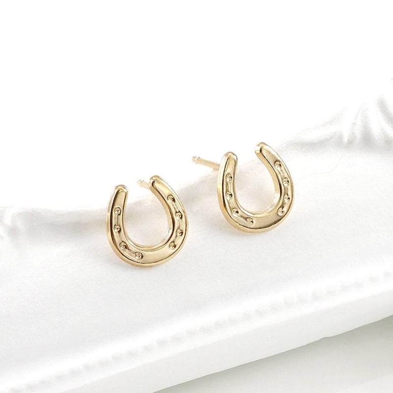 K18YG 馬蹄（ホースシュー）ピアス_02