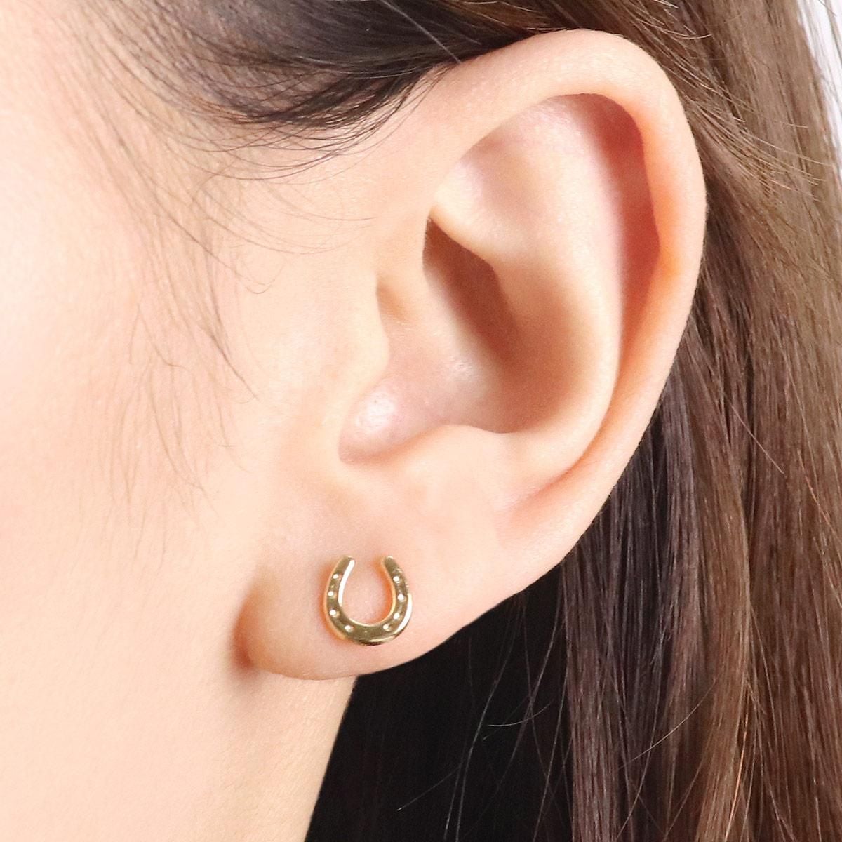K18YG 馬蹄（ホースシュー）ピアス_04