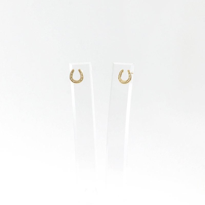 K18YG 馬蹄（ホースシュー）ピアス_10