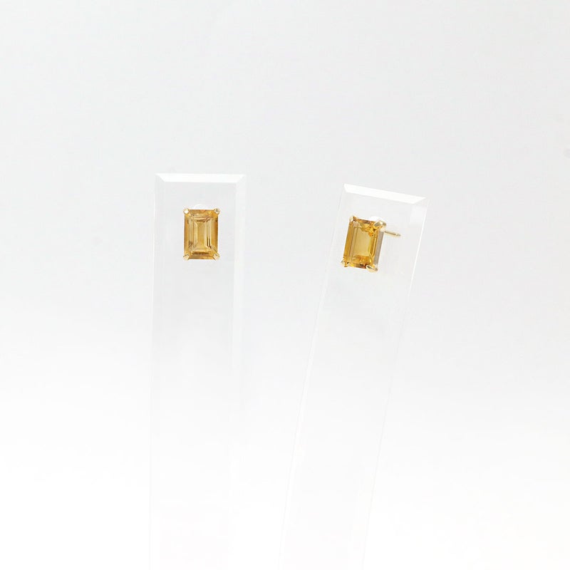 K18YG シトリン ピアス 11月誕生石_09
