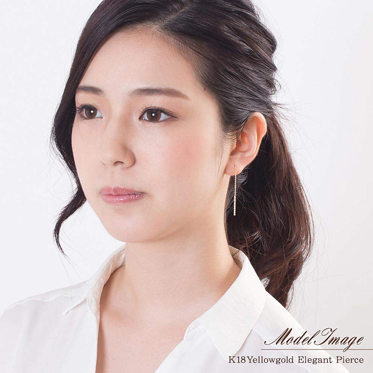 K18YG スーパーキュービックジルコニア ピアス_09