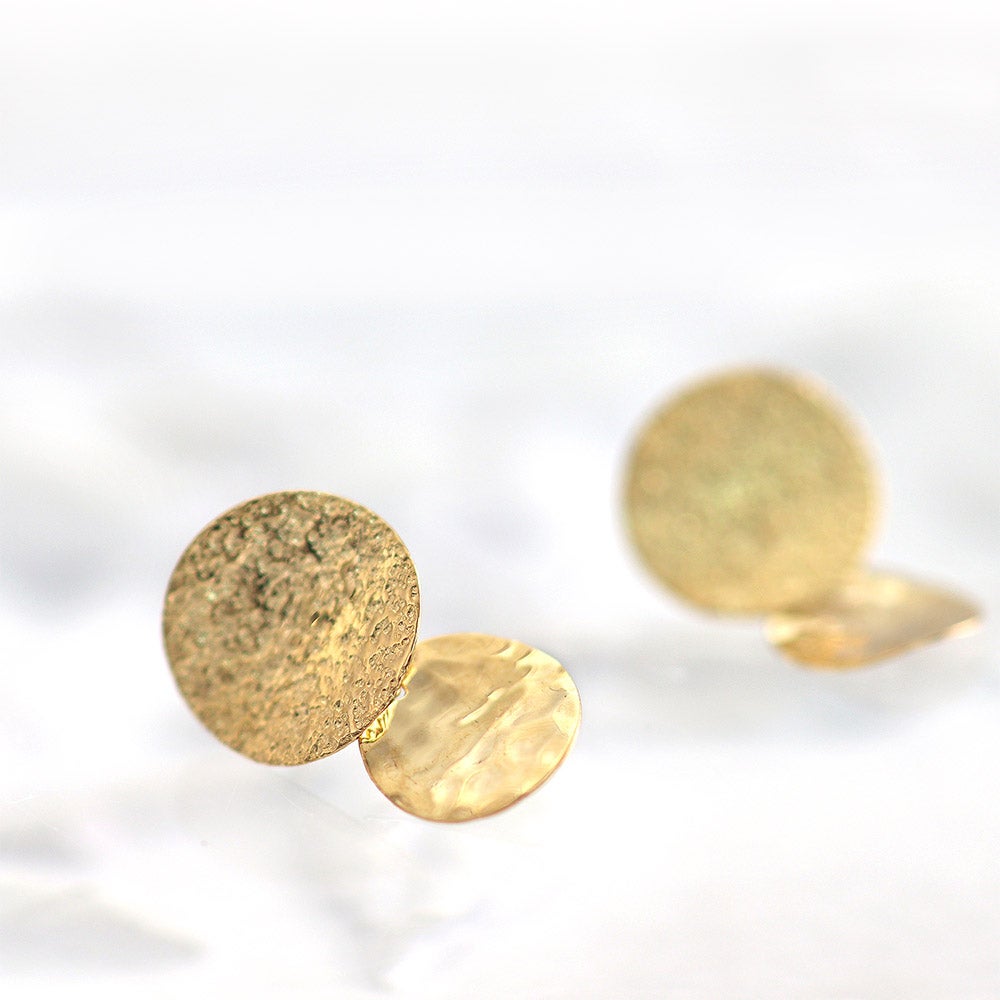 K18YG ダブルサークル ピアス_03