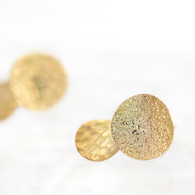 K18YG ダブルサークル ピアス_09