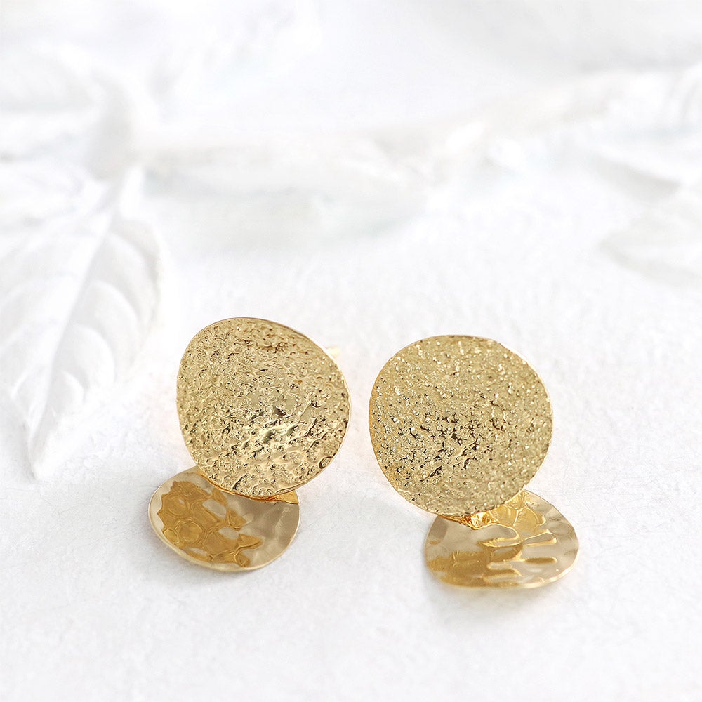 K18YG ダブルサークル ピアス_10