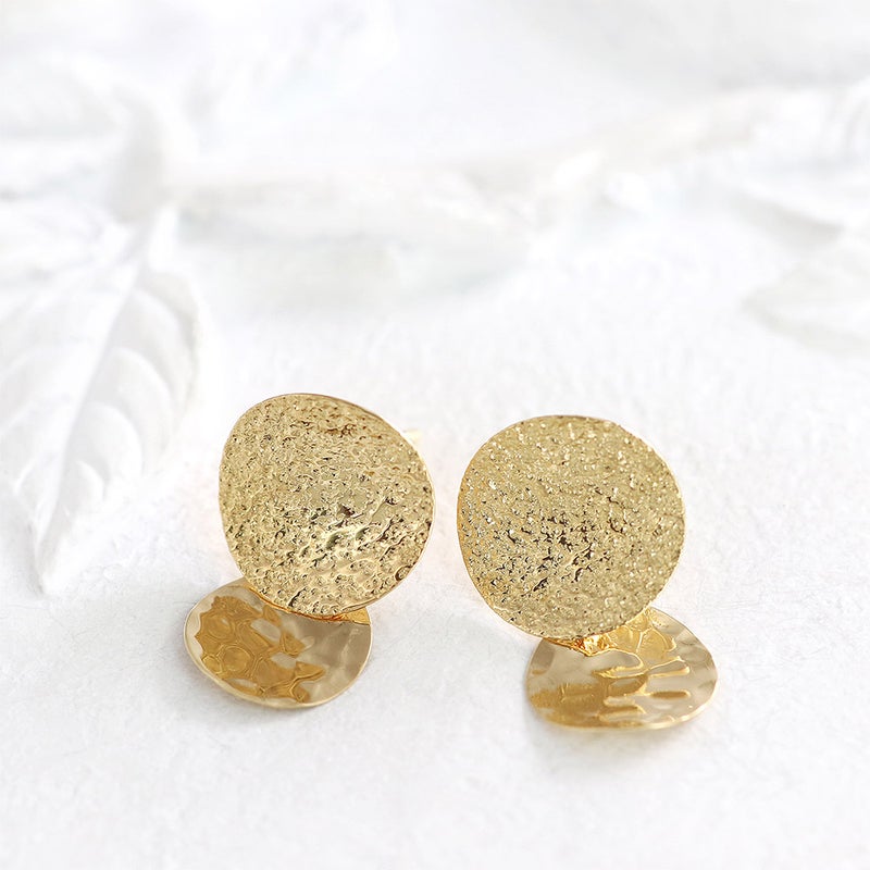 K18YG ダブルサークル ピアス_10