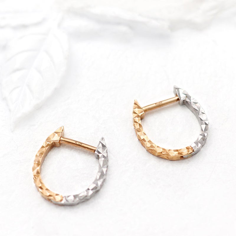 K18PG/K18WG リバーシブル フープピアス_02