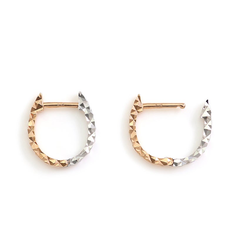 K18PG/K18WG リバーシブル フープピアス_11