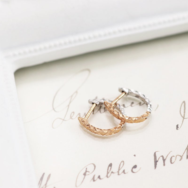 K18PG/K18WG リバーシブル フープピアス_12