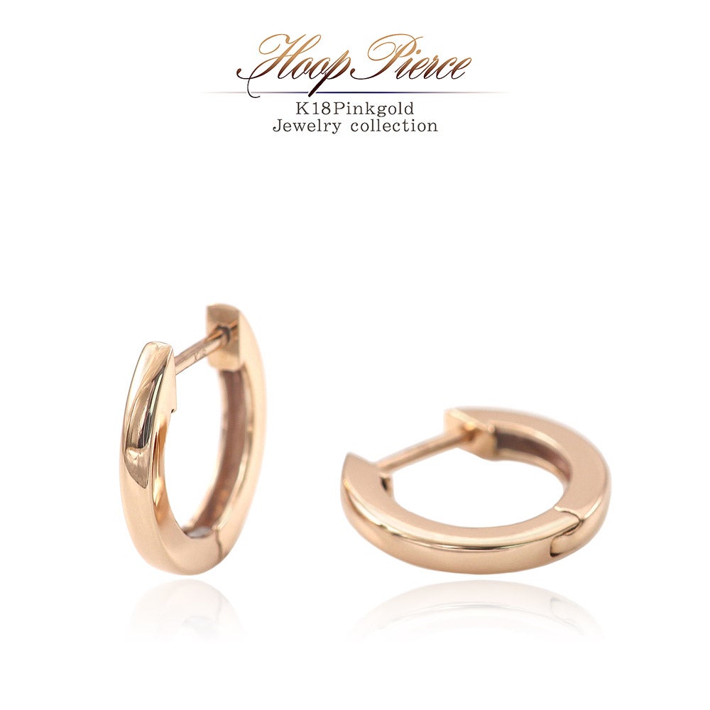 K18PG フープピアス | Jewelry ROLA（ジュエリーローラ）