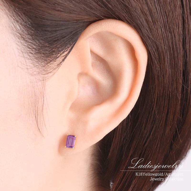 K18YG アメジスト ピアス_10