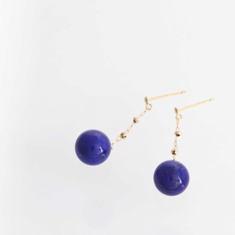 K18YG ラピスラズリ ピアス_02