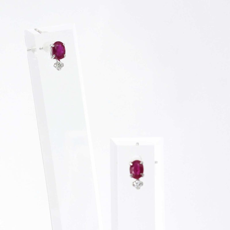 K18WG ルビー＆ダイヤモンド ピアス_05