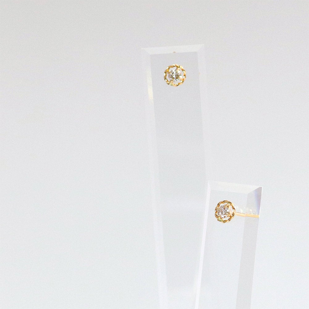 K18YG ダイヤモンド ピアス_04