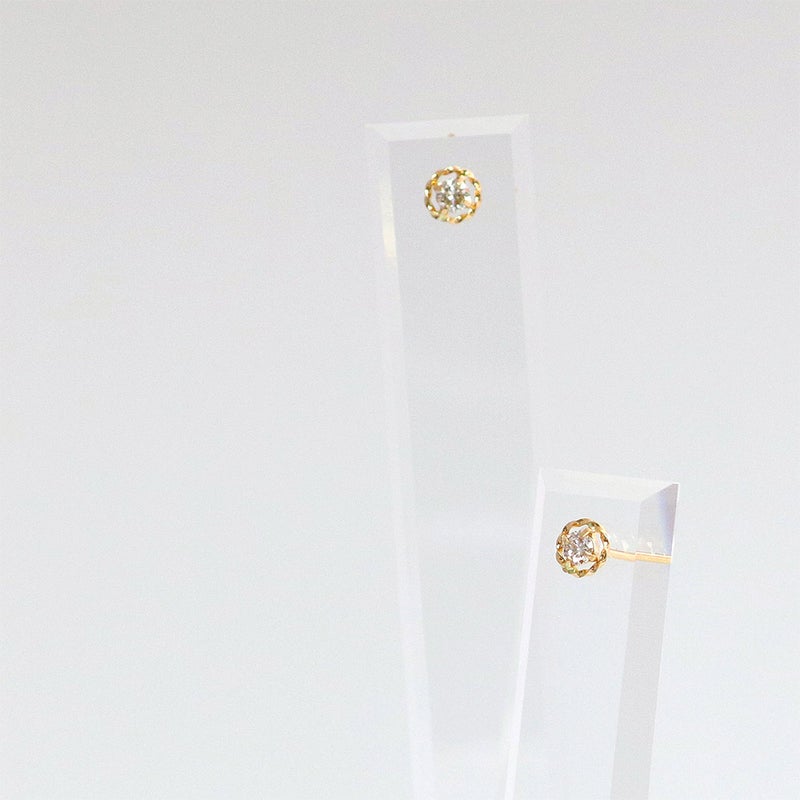 K18YG ダイヤモンド ピアス_04