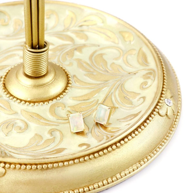 K18YG オパールピアス 10月誕生石_09