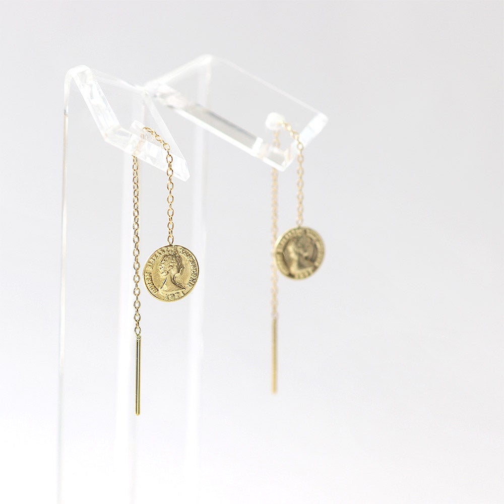 K18YG コイン アメリカンピアス_02