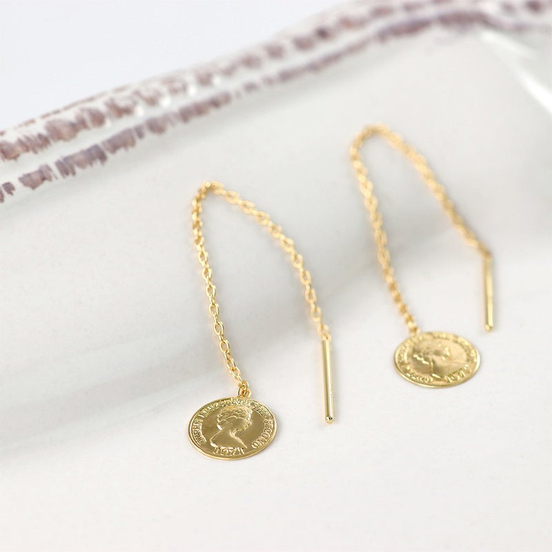 K18YG コイン アメリカンピアス_09