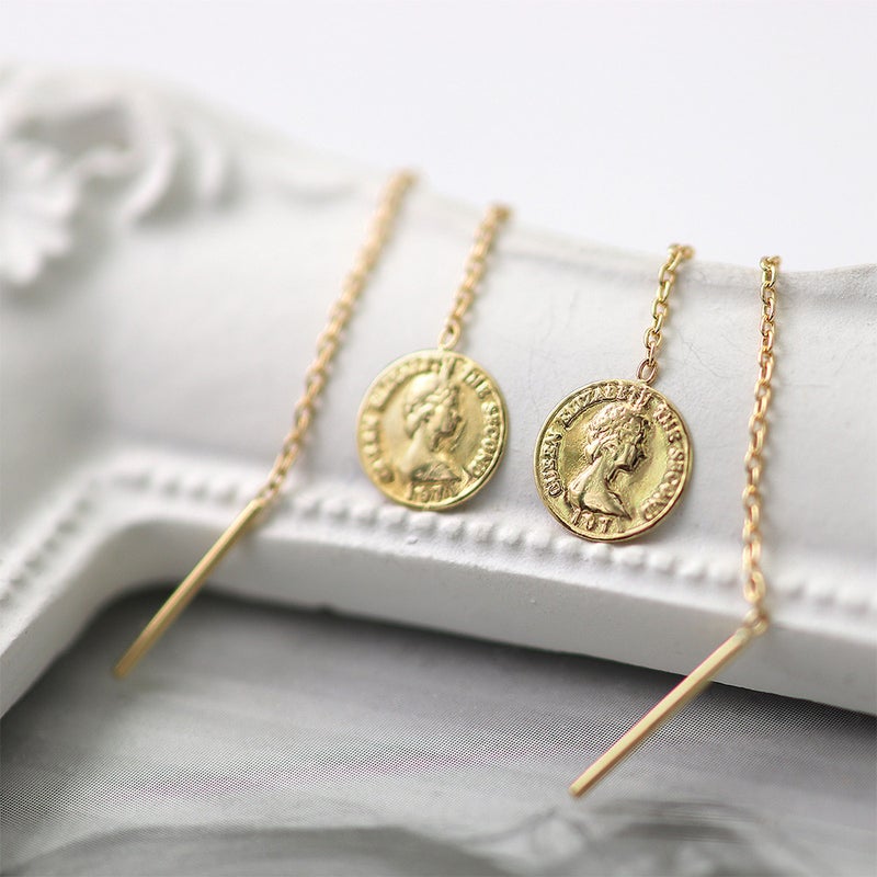 K18YG コイン アメリカンピアス_10