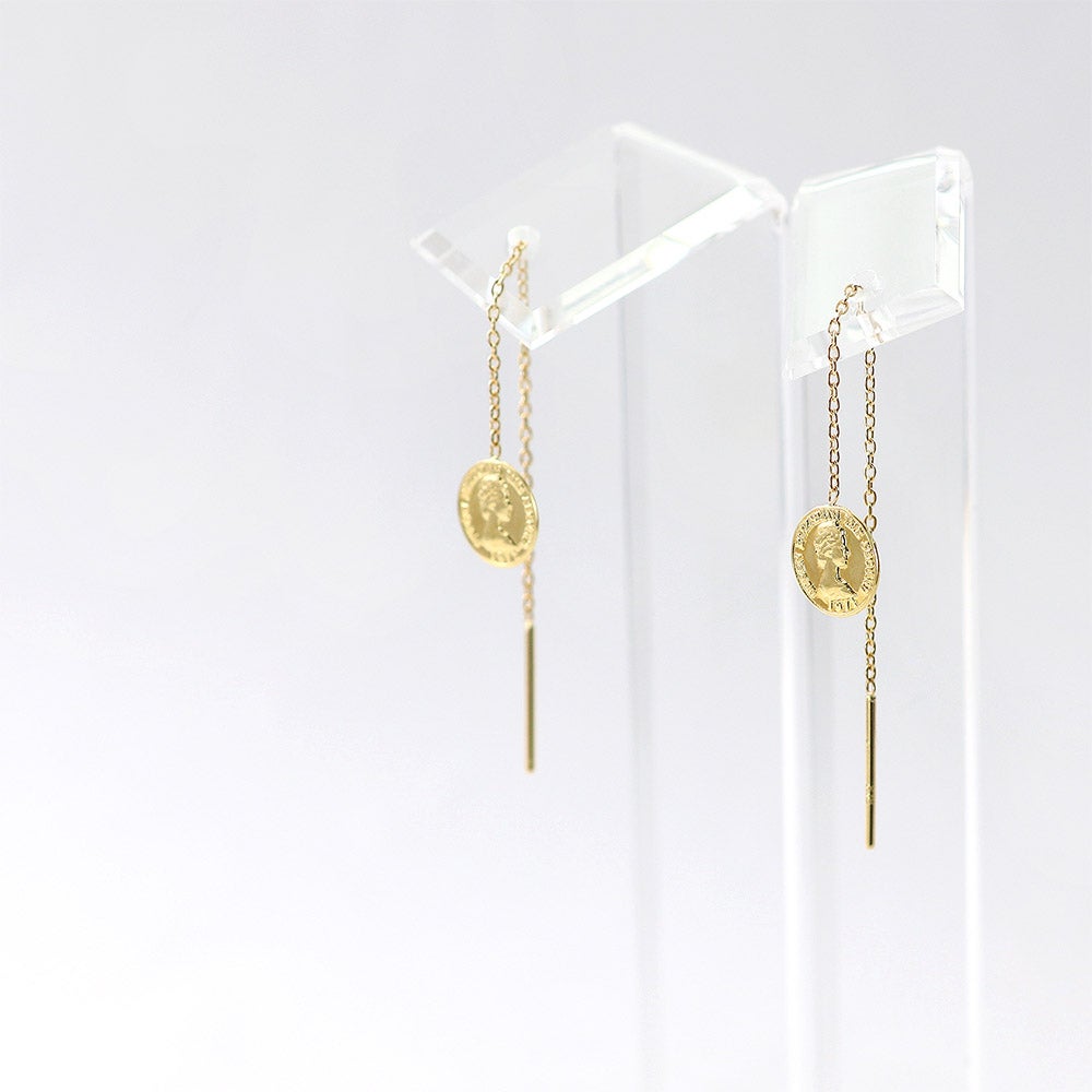 K18YG コイン アメリカンピアス_11