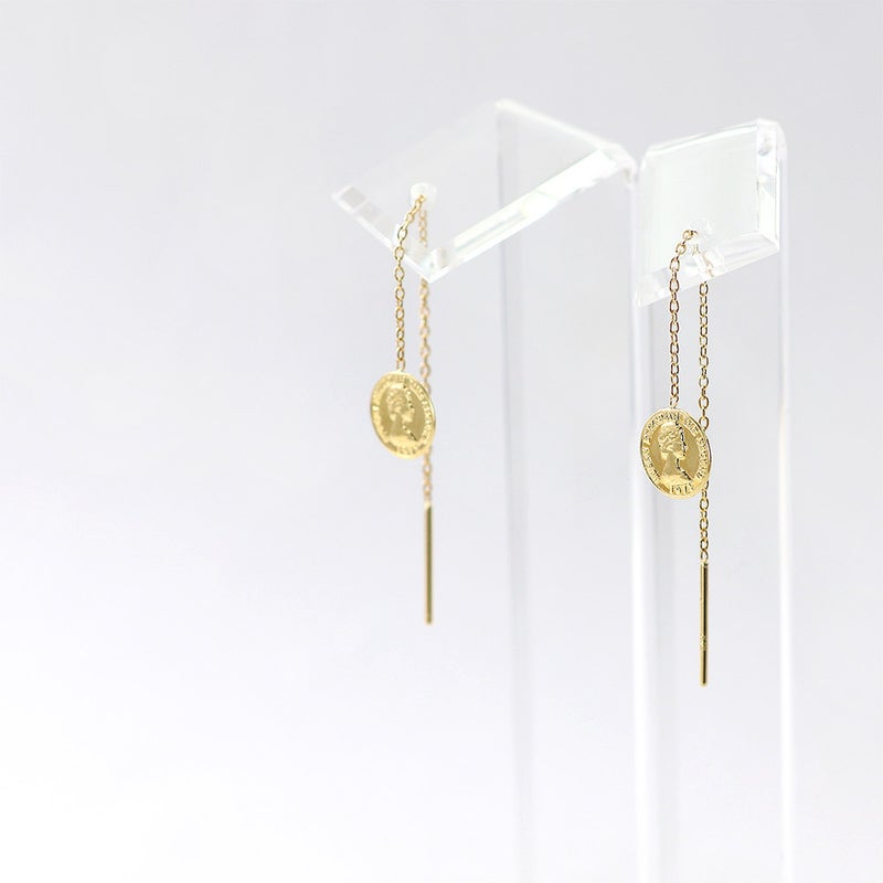 K18YG コイン アメリカンピアス_11