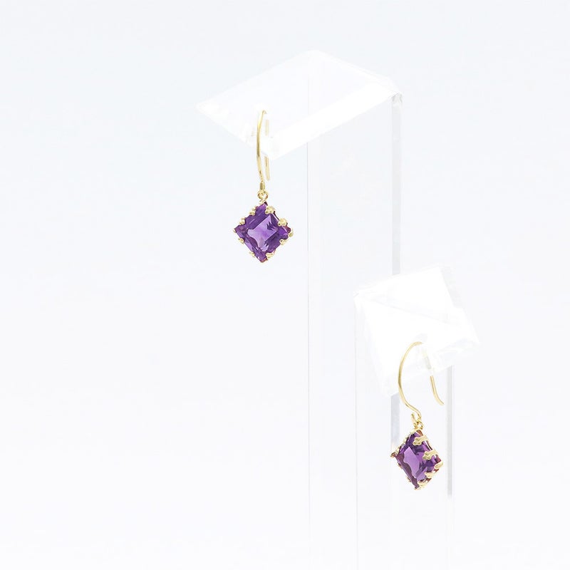 K18YG アメジスト フックピアス_12