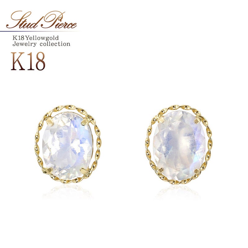 K18YG ブルームーンストーン ピアス_01