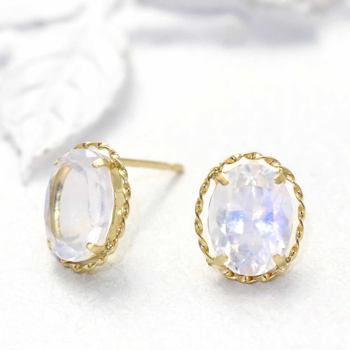 K18YG ブルームーンストーン ピアス_09