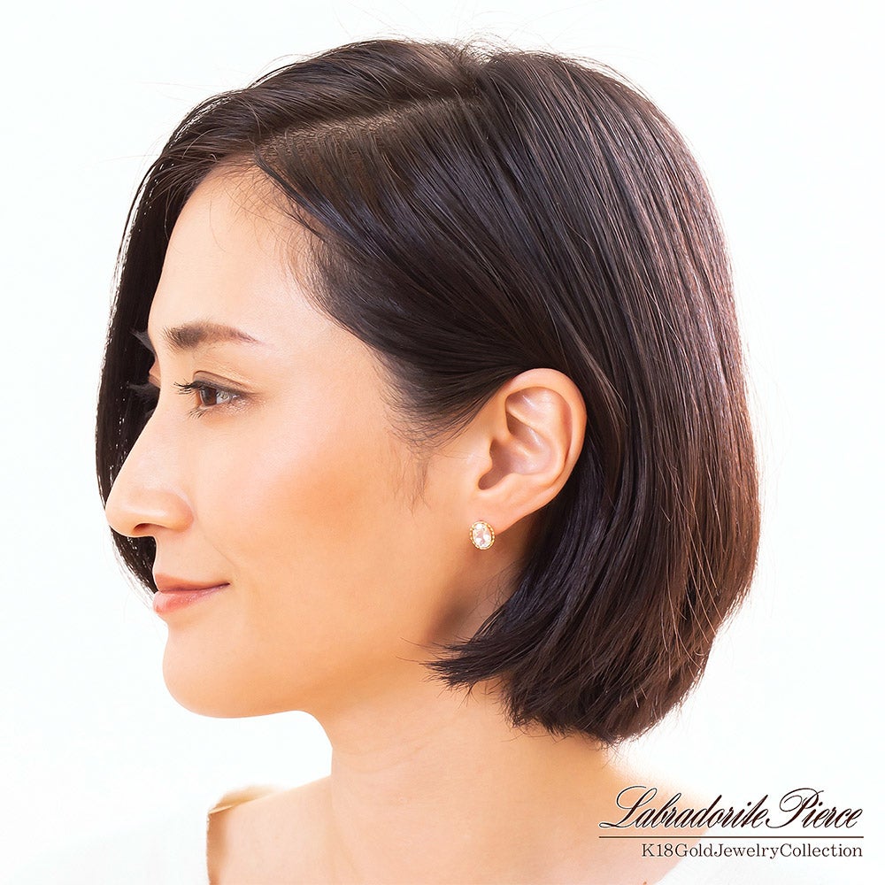 K18YG ブルームーンストーン ピアス_10